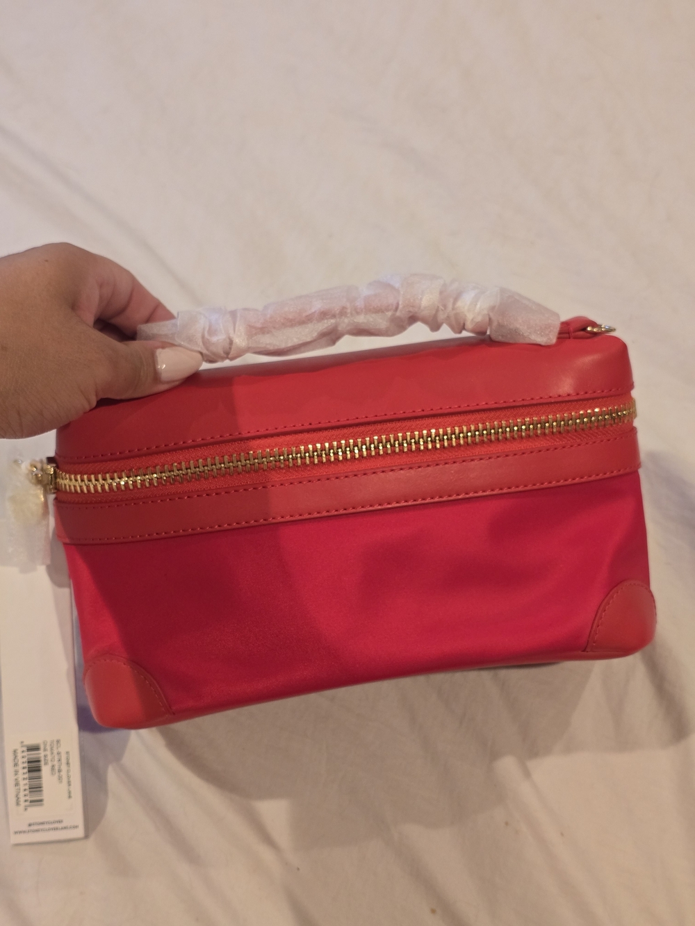 Stoney Clover Lane Top Handle Crossbody Bag Tomato Red